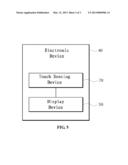 TOUCH SENSING DEVICE AND ELECTRONIC DEVICE diagram and image