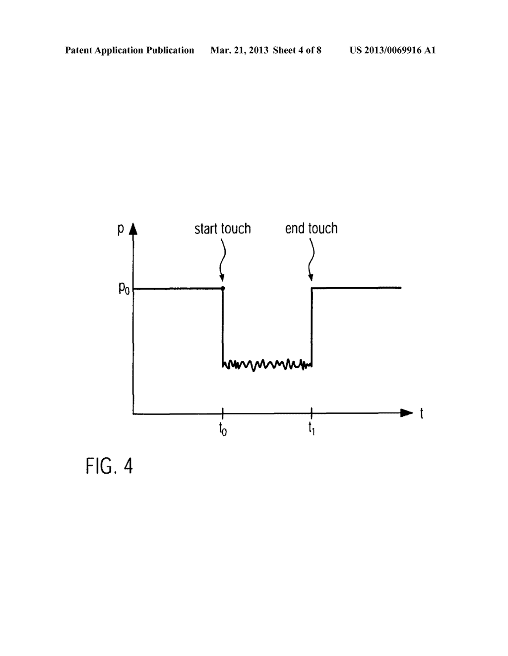 METHOD FOR DETECTING A SUSTAINED CONTACT AND CORRESPONDING DEVICE - diagram, schematic, and image 05