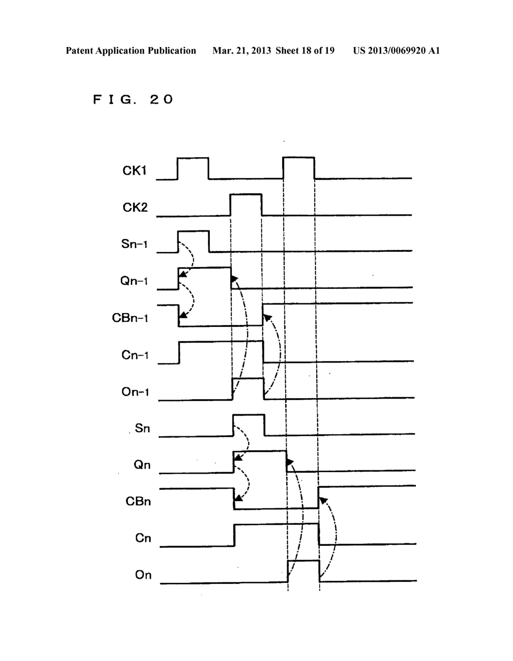 SIGNAL OUTPUT CIRCUIT, SHIFT REGISTER, OUTPUT SIGNAL GENERATING METHOD,     DISPLAY DEVICE DRIVING CIRCUIT, AND DISPLAY DEVICE - diagram, schematic, and image 19