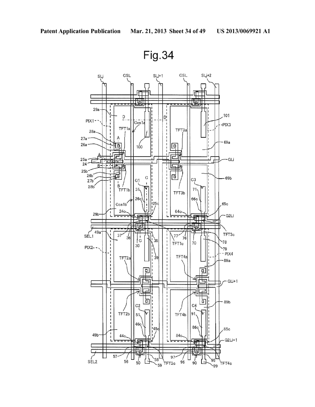 LIQUID CRYSTAL DISPLAY DEVICE - diagram, schematic, and image 35