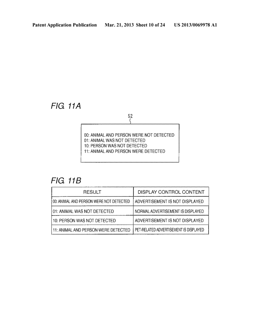 DETECTION DEVICE, DISPLAY CONTROL DEVICE AND IMAGING CONTROL DEVICE     PROVIDED WITH THE DETECTION DEVICE, BODY DETECTION METHOD, AND RECORDING     MEDIUM - diagram, schematic, and image 11