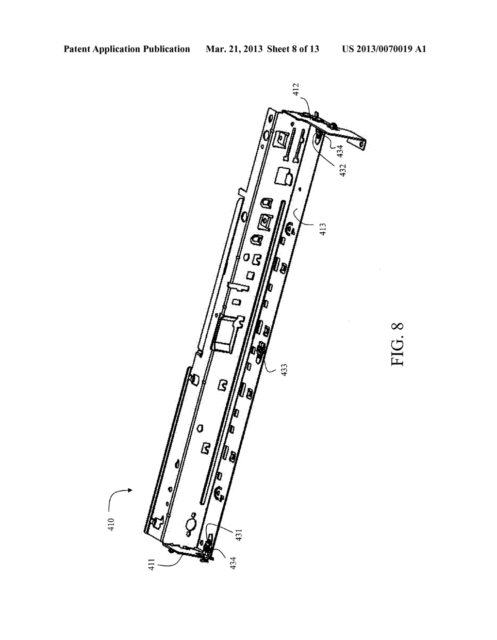 SUPPORT FOR CARRIAGE GUIDE IN PRINTER - diagram, schematic, and image 09