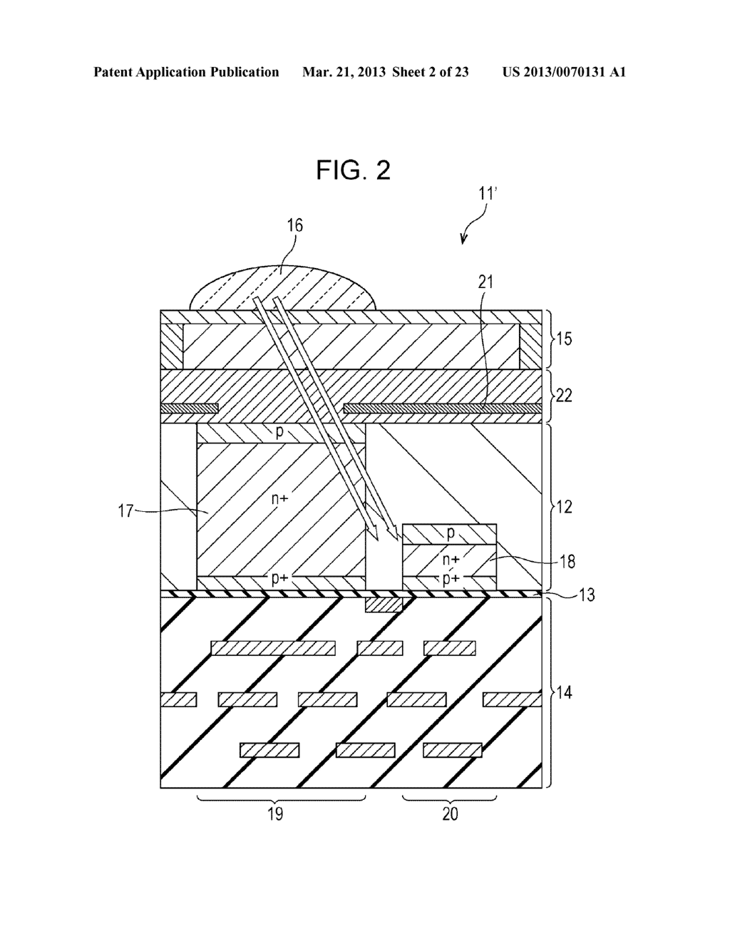 SOLID-STATE IMAGE SENSOR, METHOD FOR PRODUCING SOLID-STATE IMAGE SENSOR,     AND ELECTRONIC APPARATUS - diagram, schematic, and image 03