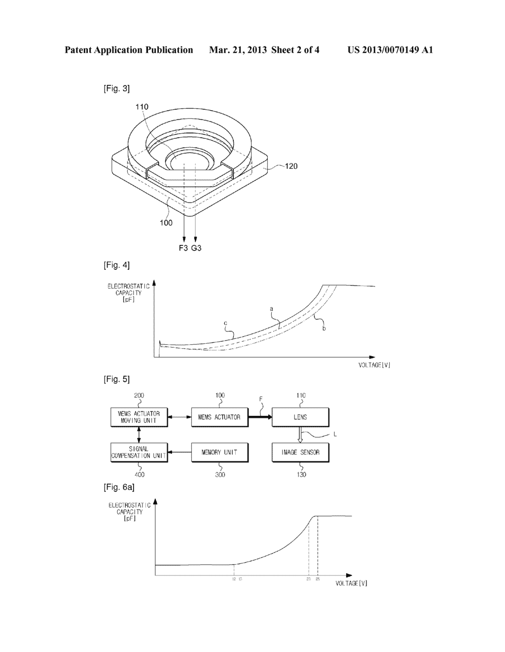 MEMS ACTUATOR MOUNTED CAMERA MODULE HAVING SAG COMPENSATION AND SAG     COMPENSATION METHOD USING THE SAME - diagram, schematic, and image 03