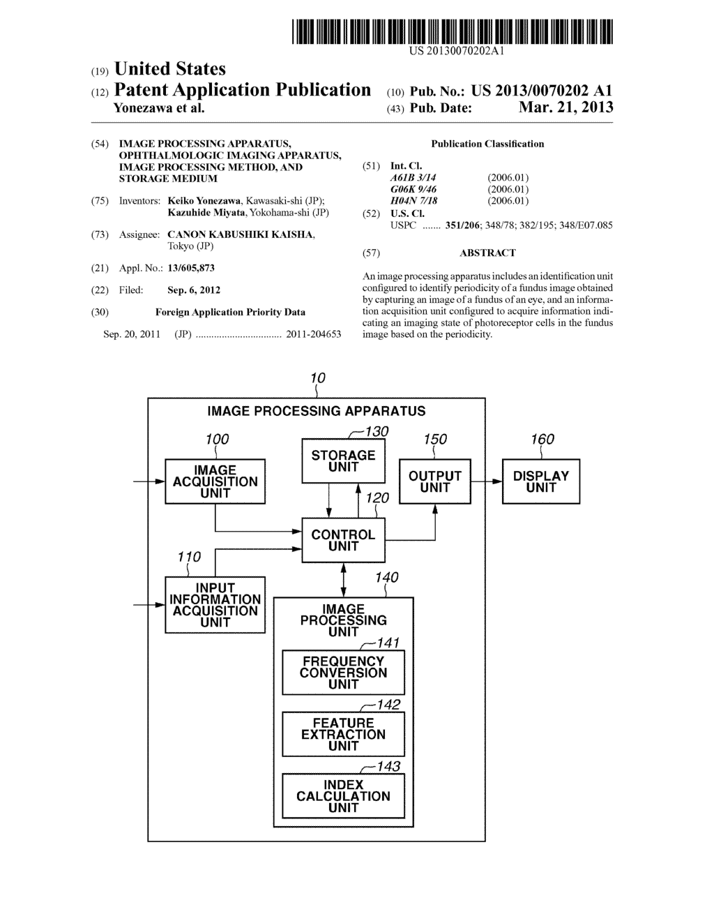 IMAGE PROCESSING APPARATUS, OPHTHALMOLOGIC IMAGING APPARATUS, IMAGE     PROCESSING METHOD, AND STORAGE MEDIUM - diagram, schematic, and image 01