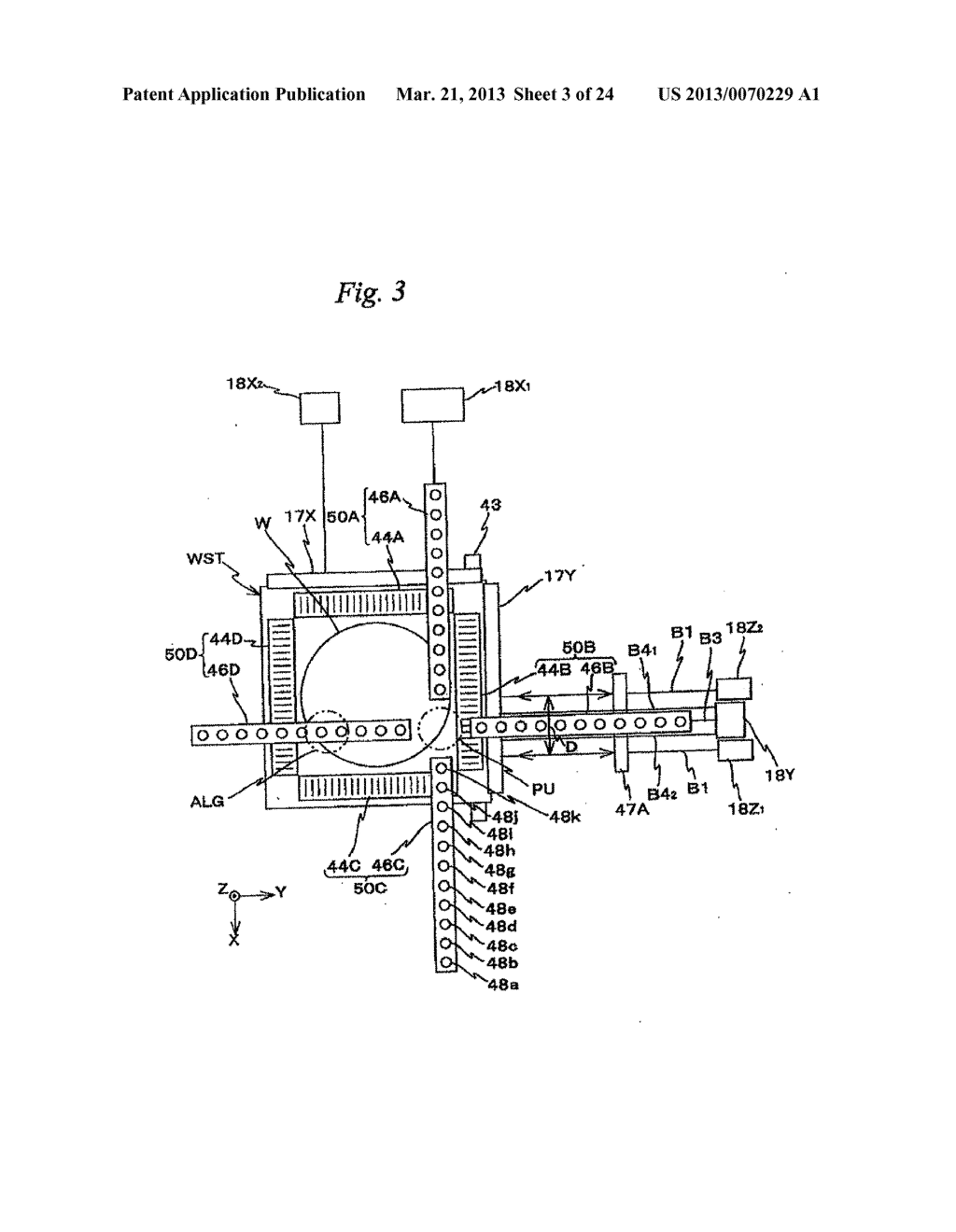 MOVABLE BODY DRIVE METHOD, MOVABLE BODY DRIVE SYSTEM, PATTERN FORMATION     METHOD, PATTERN FORMING APPARATUS, EXPOSURE METHOD, EXPOSURE APPARATUS,     AND DEVICE MANUFACTURING METHOD - diagram, schematic, and image 04