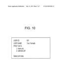 PRINTING APPARATUS, INFORMATION PROCESSING APPARATUS, PRINTING SYSTEM, AND     COMPUTER READABLE MEDIUM diagram and image