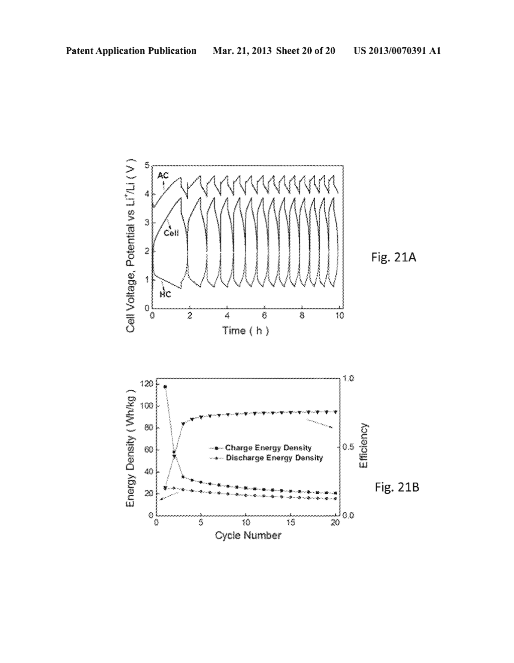 HIGH ENERGY DENSITY ELECTROCHEMICAL CAPACITORS - diagram, schematic, and image 21