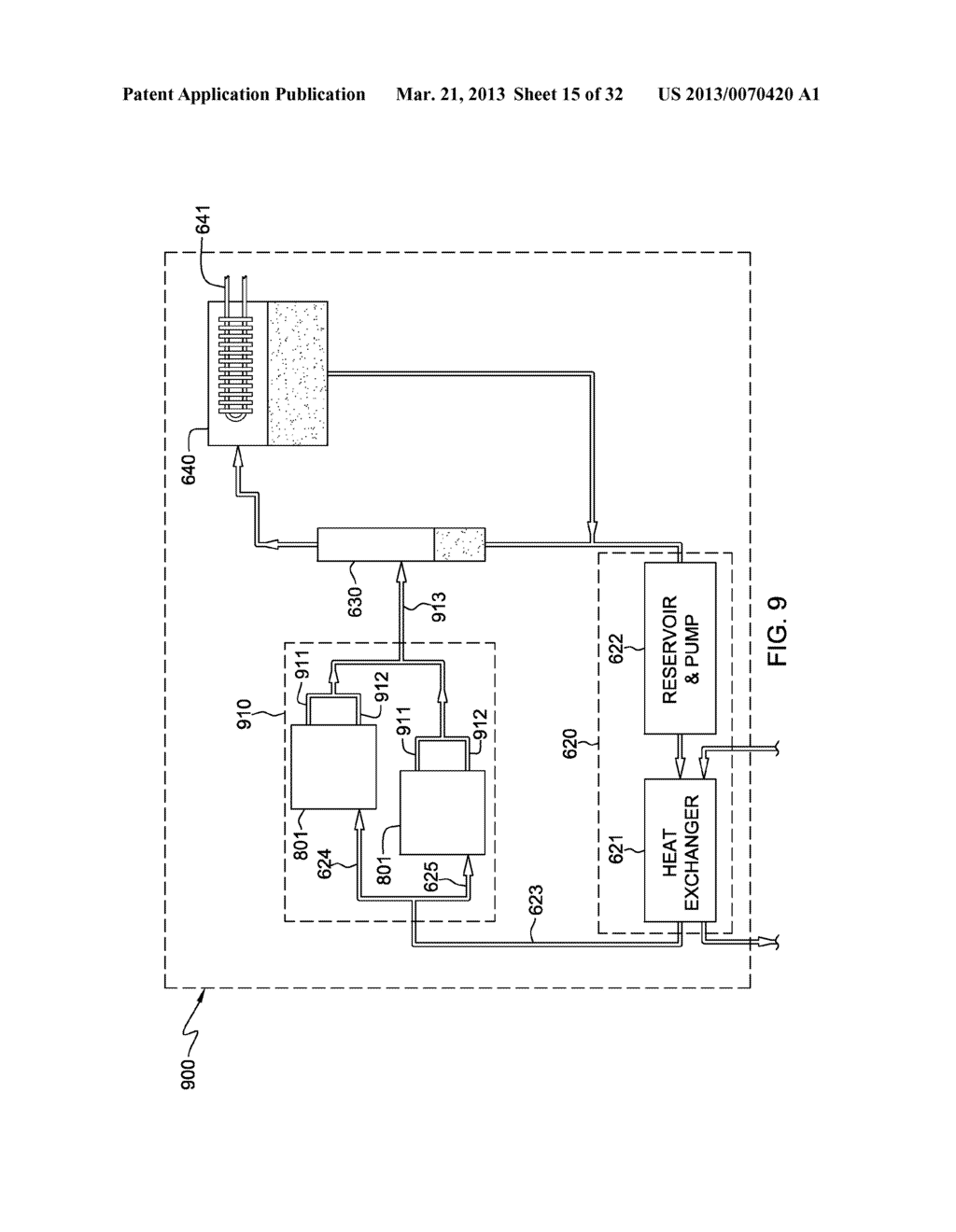 FLOW BOILING HEAT SINK WITH VAPOR VENTING AND CONDENSING - diagram, schematic, and image 16