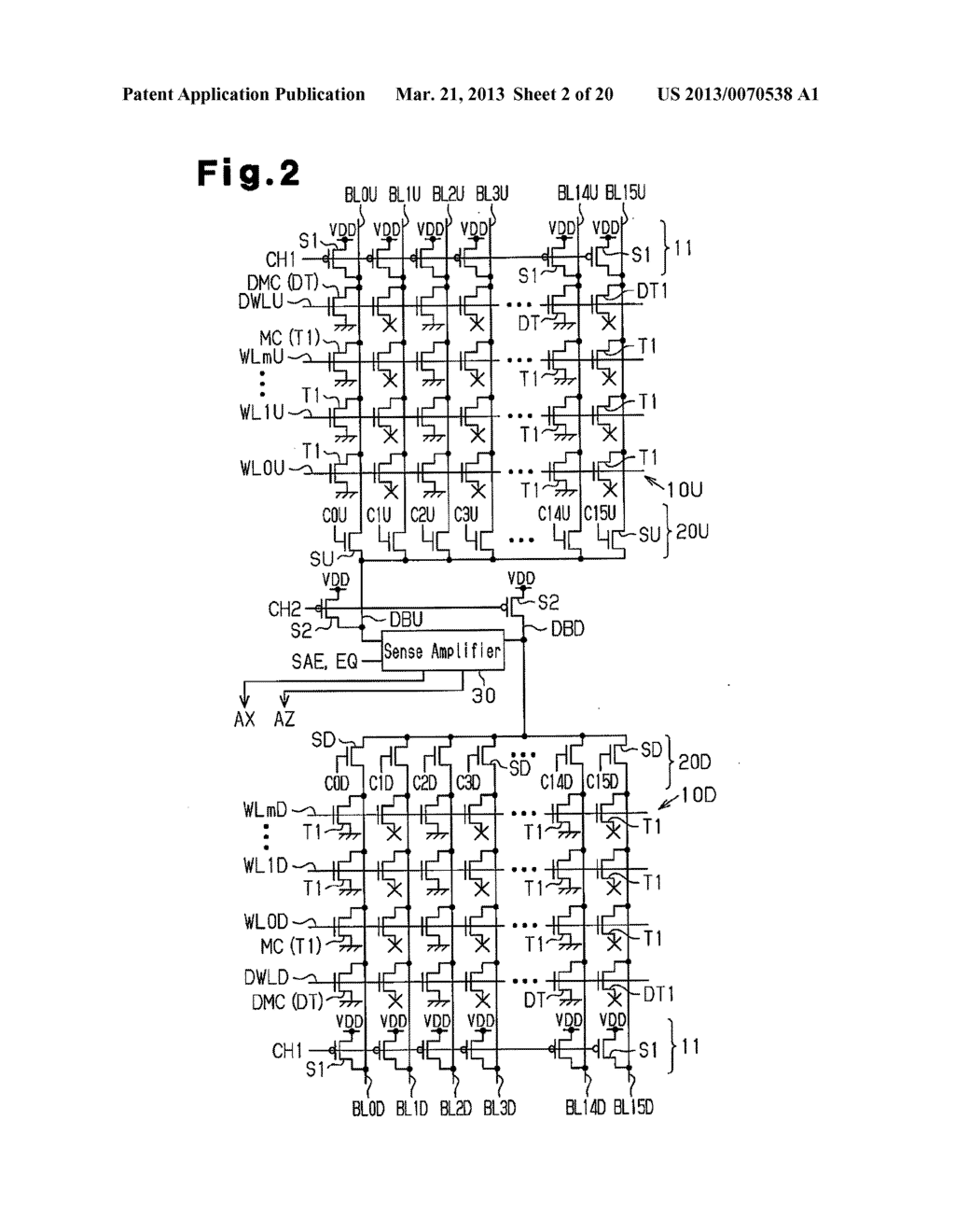 SEMICONDUCTOR MEMORY DEVICE AND DATA READING METHOD - diagram, schematic, and image 03