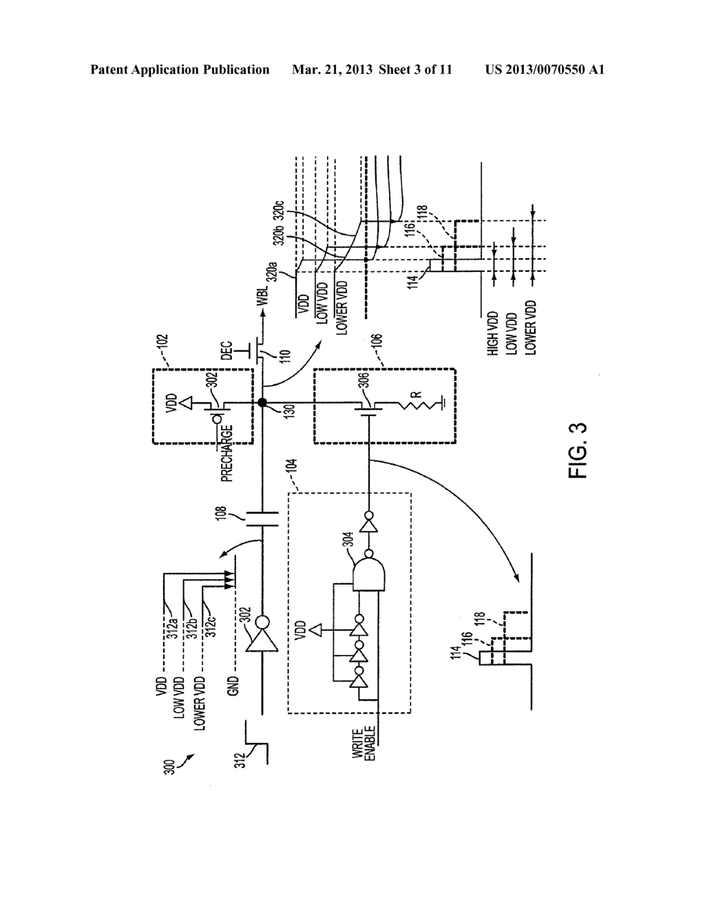 ADAPTIVE WRITE BIT LINE AND WORD LINE ADJUSTING MECHANISM FOR MEMORY - diagram, schematic, and image 04