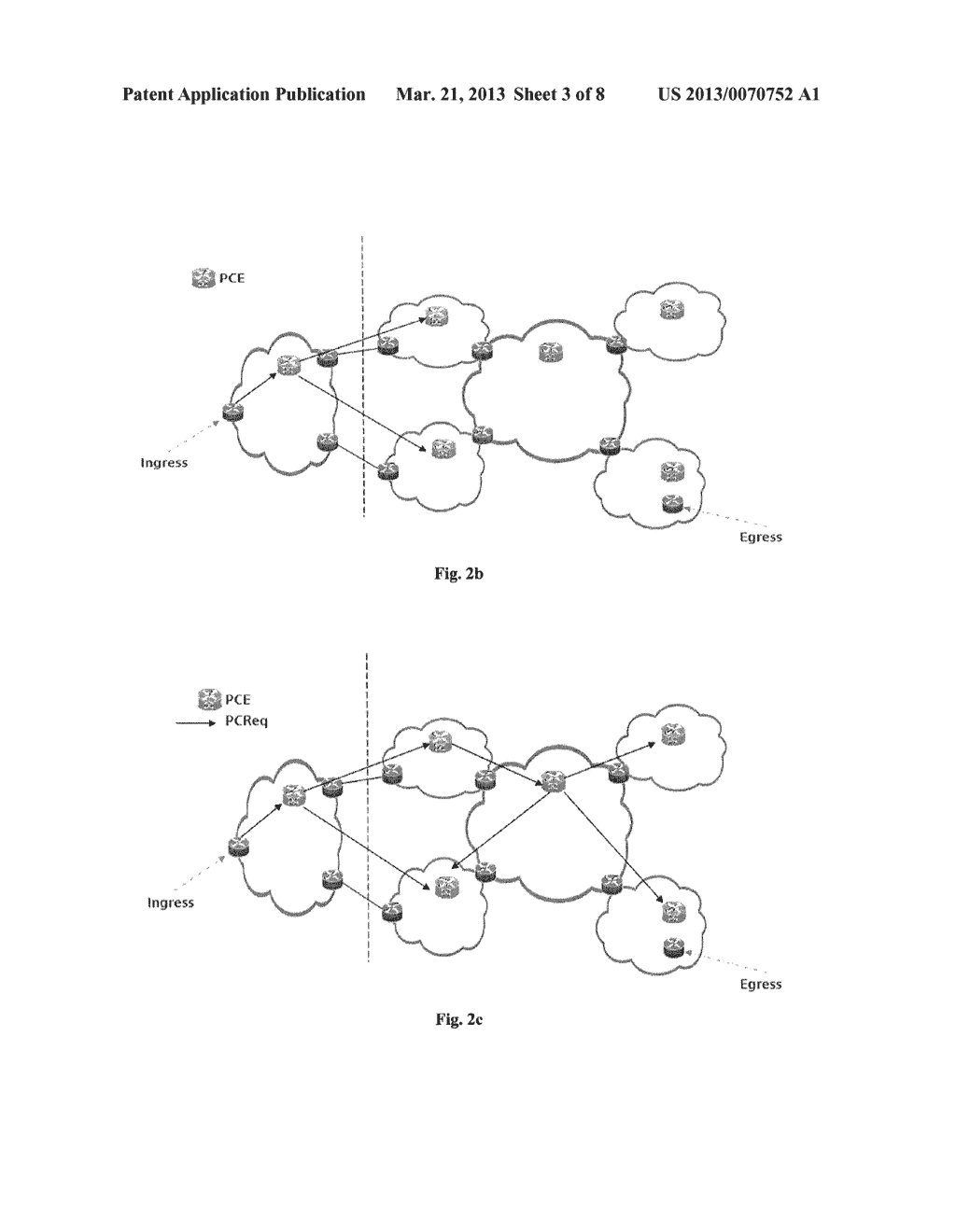 SYSTEM AND METHOD FOR COMPUTING INTER-DOMAIN SHORTEST CONSTRAINED PATH IN     A COMPUTER NETWORK - diagram, schematic, and image 04