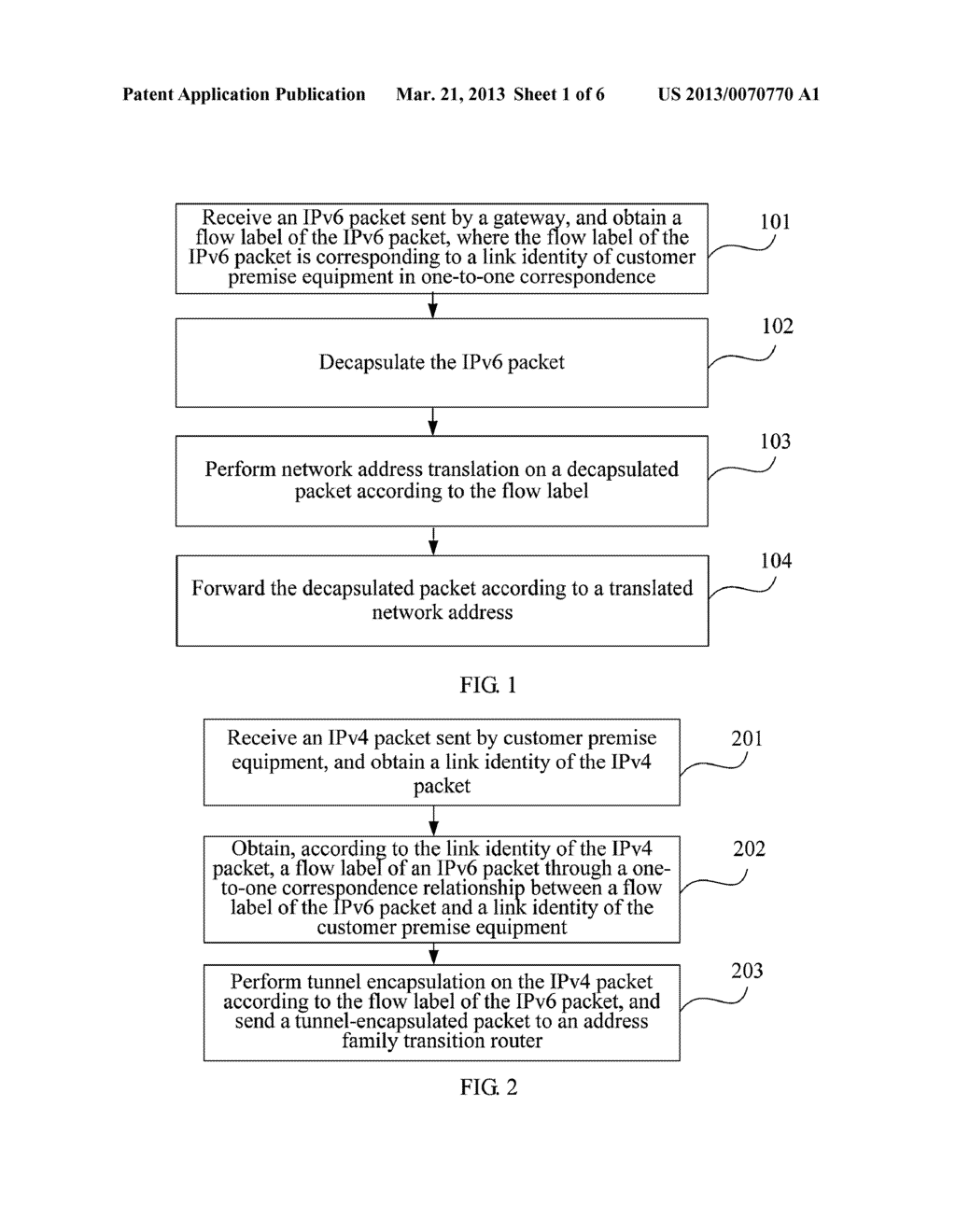 METHOD, DEVICE, AND SYSTEM FOR FORWARDING PACKET - diagram, schematic, and image 02