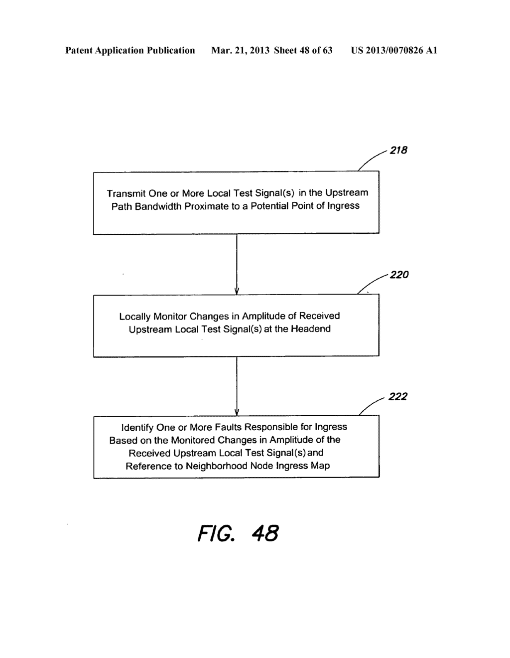 CABLE COMMUNICATION SYSTEMS AND METHODS EMPLOYING 256-QAM UPSTREAM     CHANNELS AND HAVING INCREASED UPSTREAM CAPACITY FOR SUPPORTING VOICE     AND/OR DATA SERVICES - diagram, schematic, and image 49