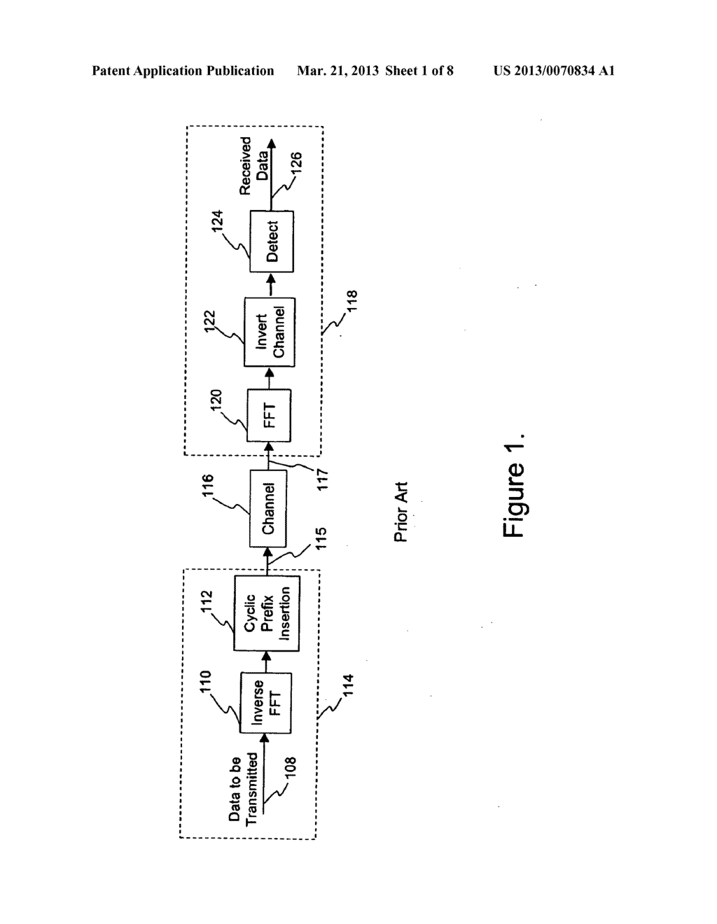 METHOD AND APPARATUS FOR SINGLE BURST EQUALIZATION OF SINGLE CARRIER     SIGNALS IN BROADBAND WIRELESS ACCESS SYSTEMS - diagram, schematic, and image 02