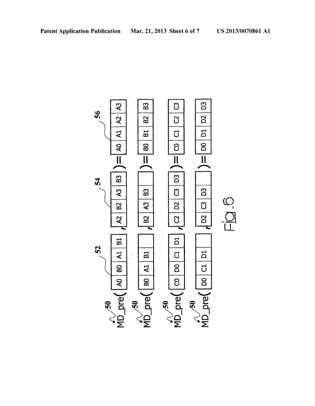 METHOD AND SYSTEM FOR THE TREATMENT OF MULTIPLE-DESCRIPTION SIGNALS, AND     CORRESPONDING COMPUTER-PROGRAM PRODUCT - diagram, schematic, and image 07