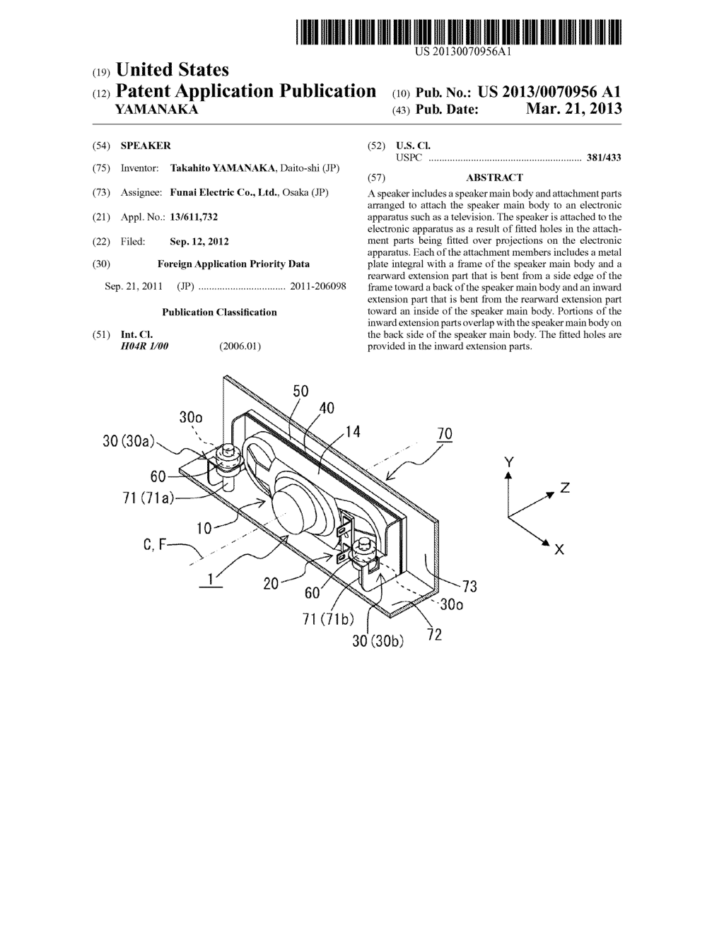 SPEAKER - diagram, schematic, and image 01