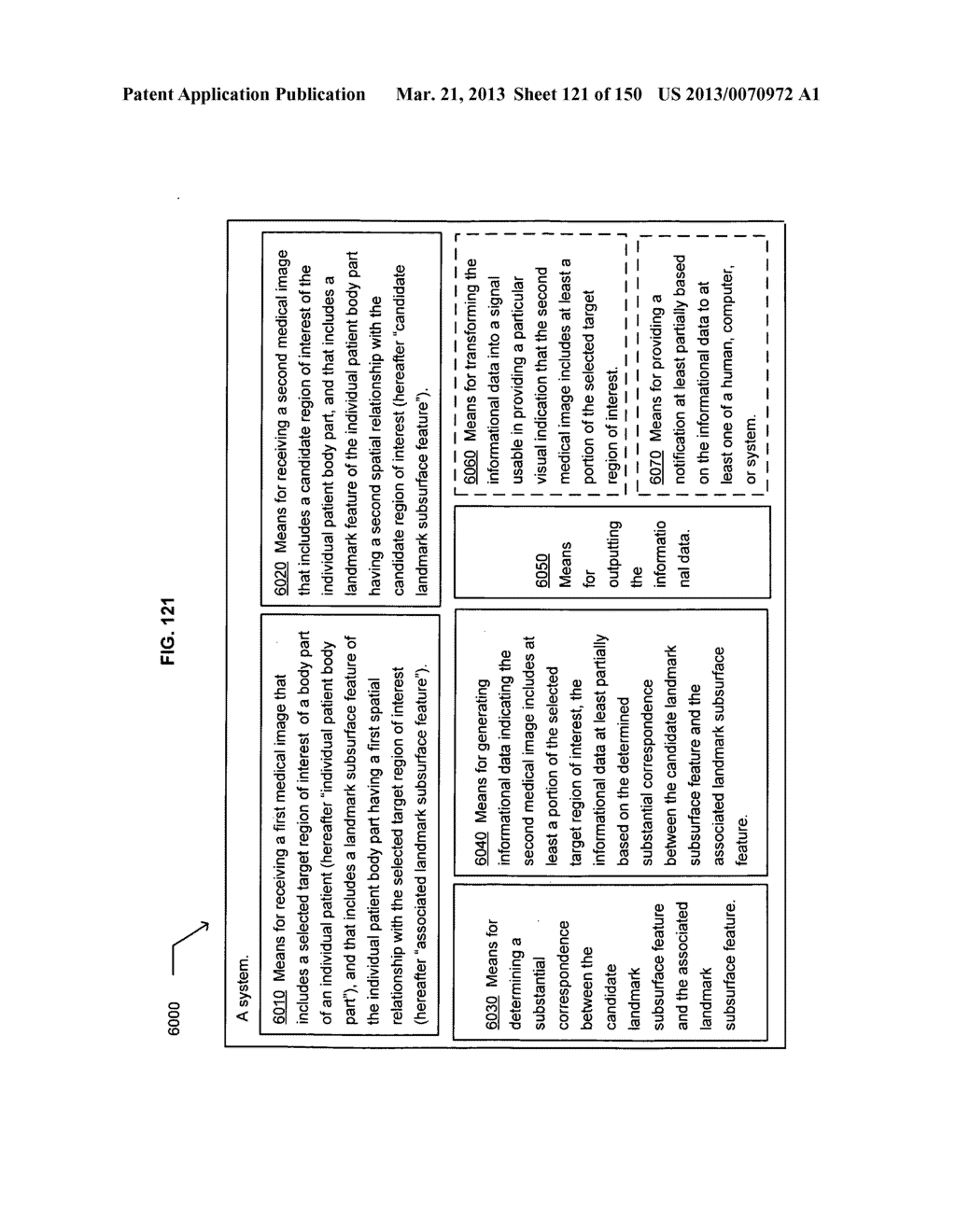 Patient verification based on a landmark subsurface feature of the     patient's body part - diagram, schematic, and image 122