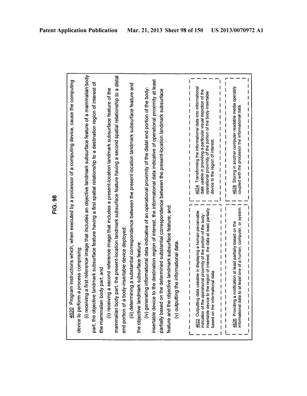 Patient verification based on a landmark subsurface feature of the     patient's body part - diagram, schematic, and image 99