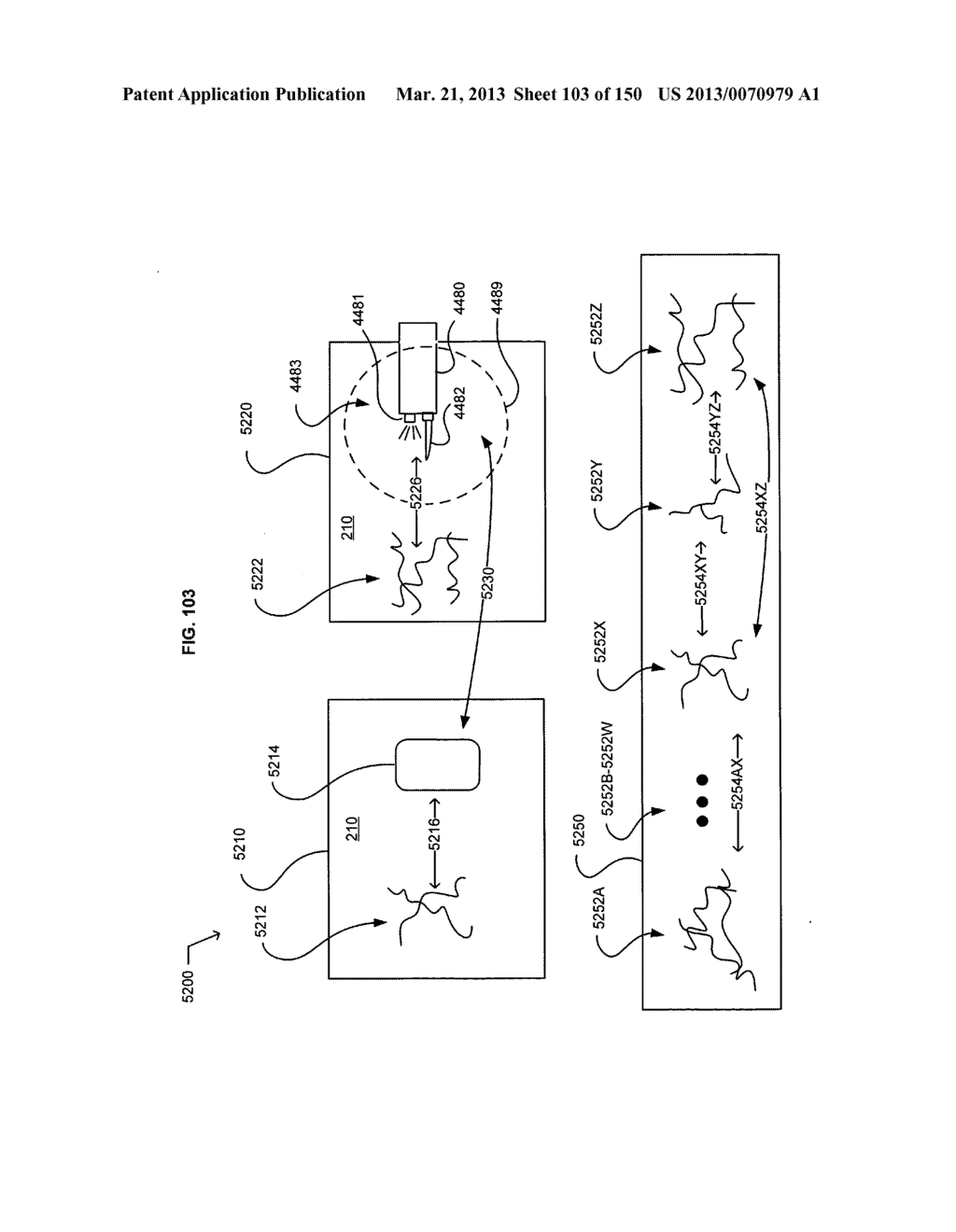 Registering regions of interest of a body part to a coordinate system - diagram, schematic, and image 104