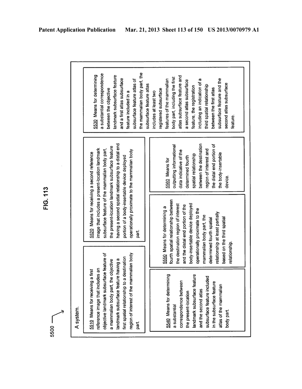 Registering regions of interest of a body part to a coordinate system - diagram, schematic, and image 114