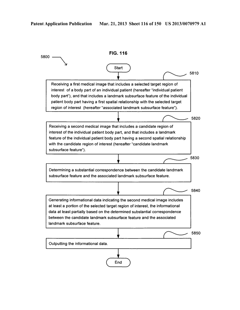 Registering regions of interest of a body part to a coordinate system - diagram, schematic, and image 117