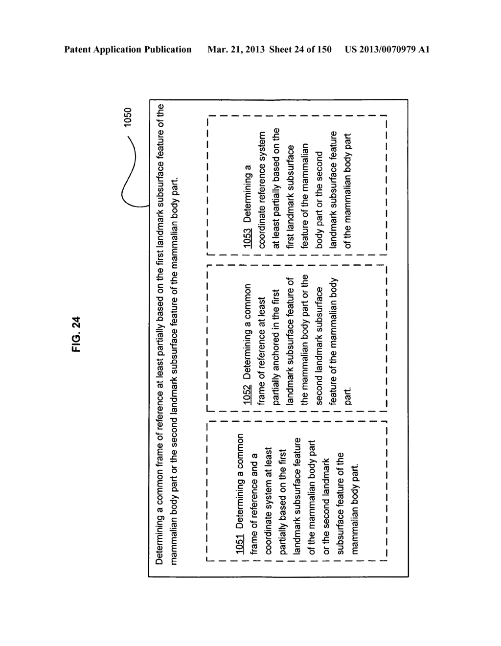 Registering regions of interest of a body part to a coordinate system - diagram, schematic, and image 25