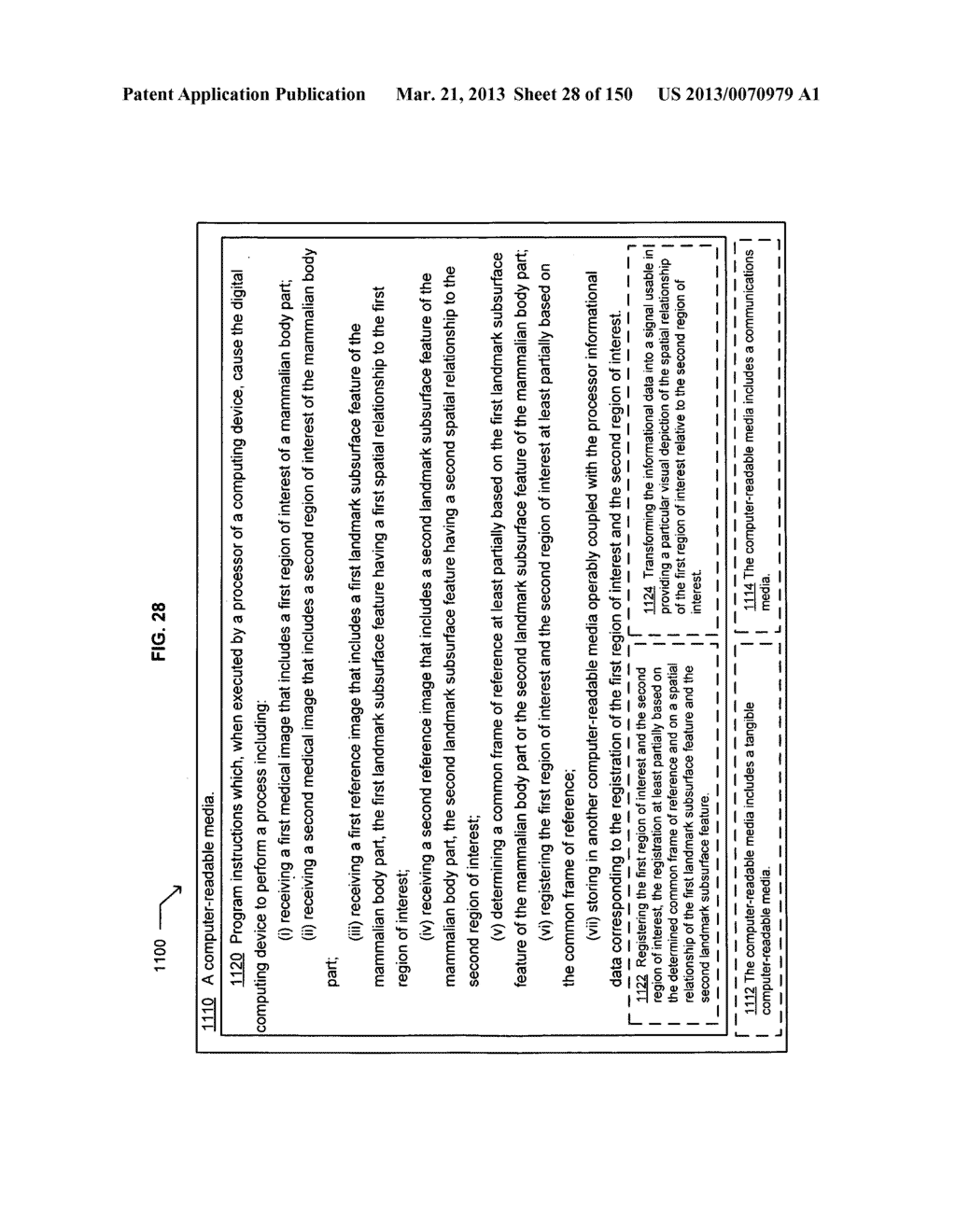 Registering regions of interest of a body part to a coordinate system - diagram, schematic, and image 29