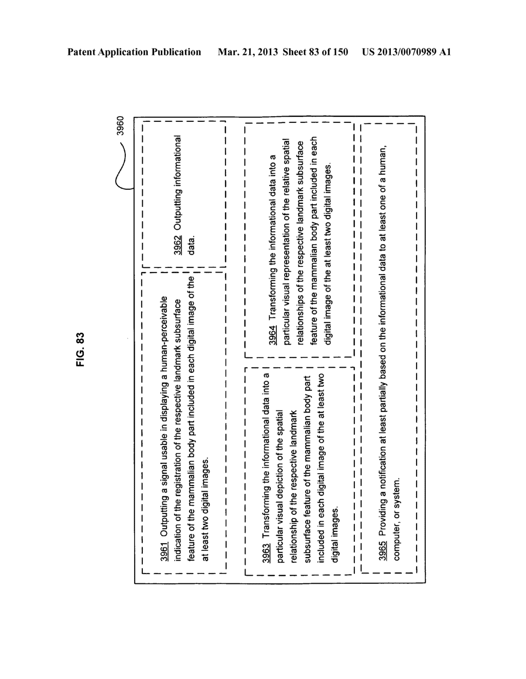 Registering a region of interest of a body part to a landmark subsurface     feature of the body part - diagram, schematic, and image 84