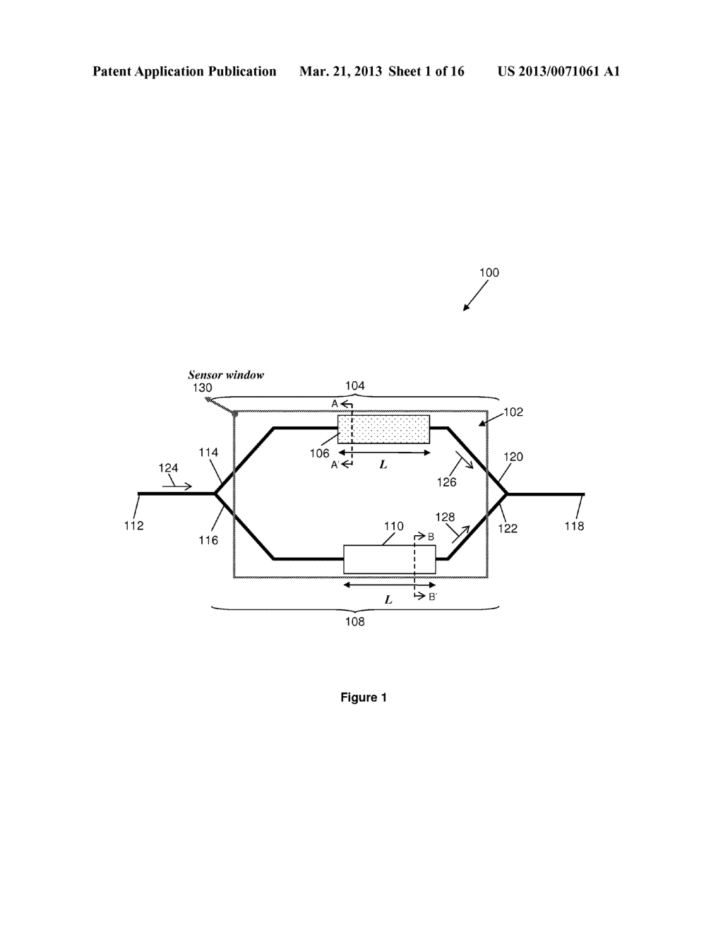 Optical Circuit for Sensing a Biological Entity in a Fluid and Method of     Configuring the Same - diagram, schematic, and image 02