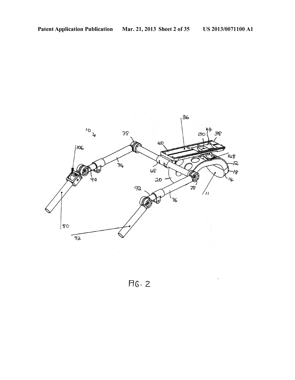 Hand Held Camera Mount - diagram, schematic, and image 03