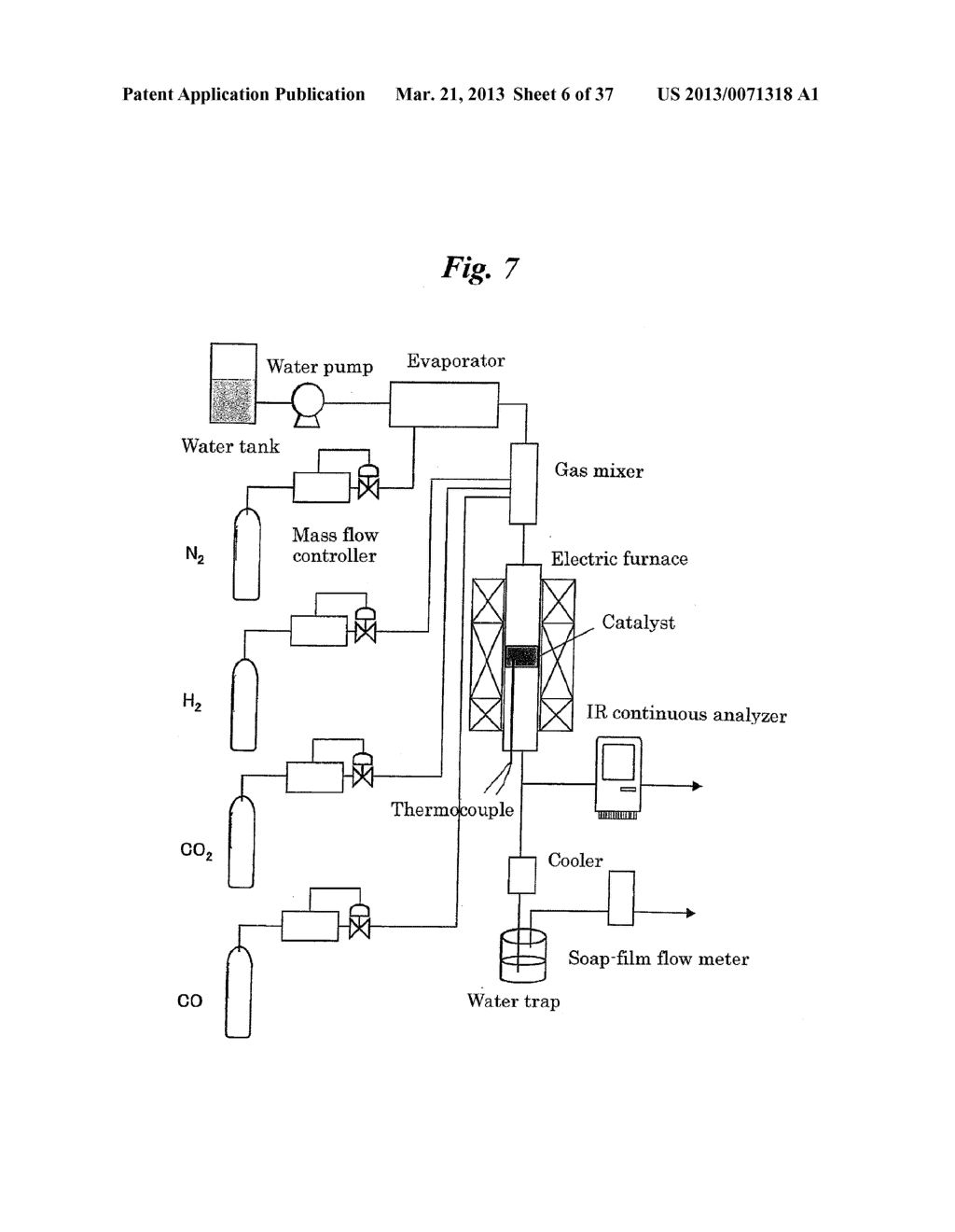 FUEL REFORMER, SELECTIVE CO METHANATION METHOD, SELECTIVE CO METHANATION     CATALYST, AND PROCESS FOR PRODUCING THE SAME - diagram, schematic, and image 07