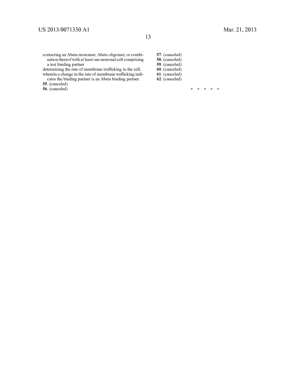 METHODS OF IDENTIFYING AGENTS EFFECTIVE TO TREAT COGNITIVE DECLINE AND     DISEASES ASSOCIATED THEREWITH - diagram, schematic, and image 18