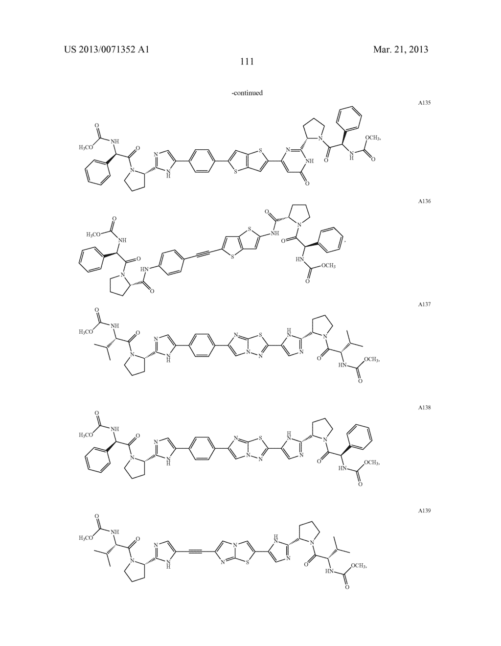 5,5-FUSED ARYLENE OR HETEROARYLENE HEPATITIS C VIRUS INHIBITORS - diagram, schematic, and image 112