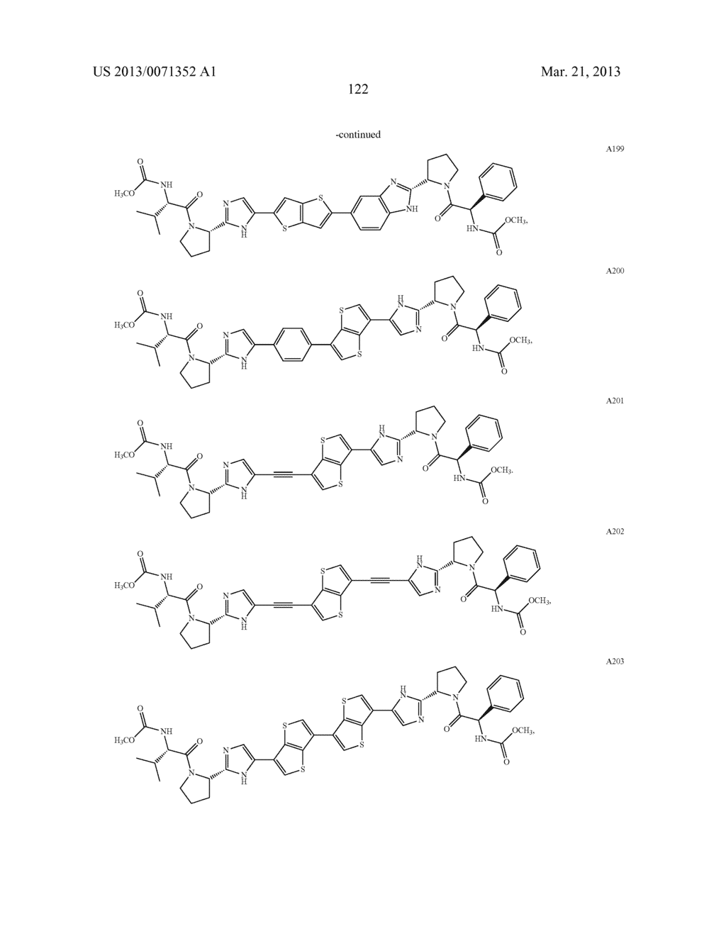 5,5-FUSED ARYLENE OR HETEROARYLENE HEPATITIS C VIRUS INHIBITORS - diagram, schematic, and image 123