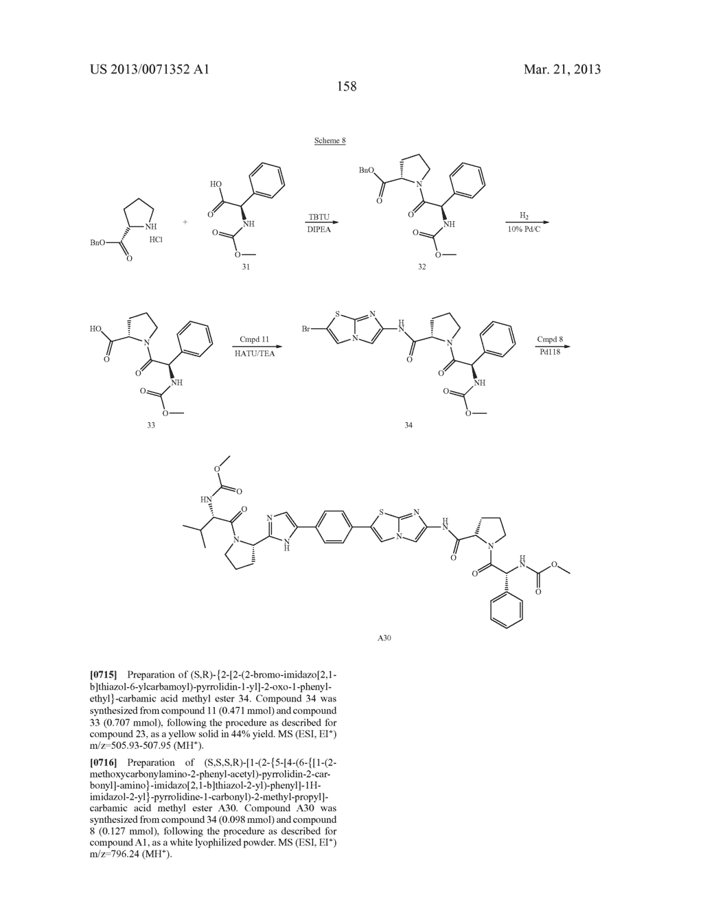 5,5-FUSED ARYLENE OR HETEROARYLENE HEPATITIS C VIRUS INHIBITORS - diagram, schematic, and image 159