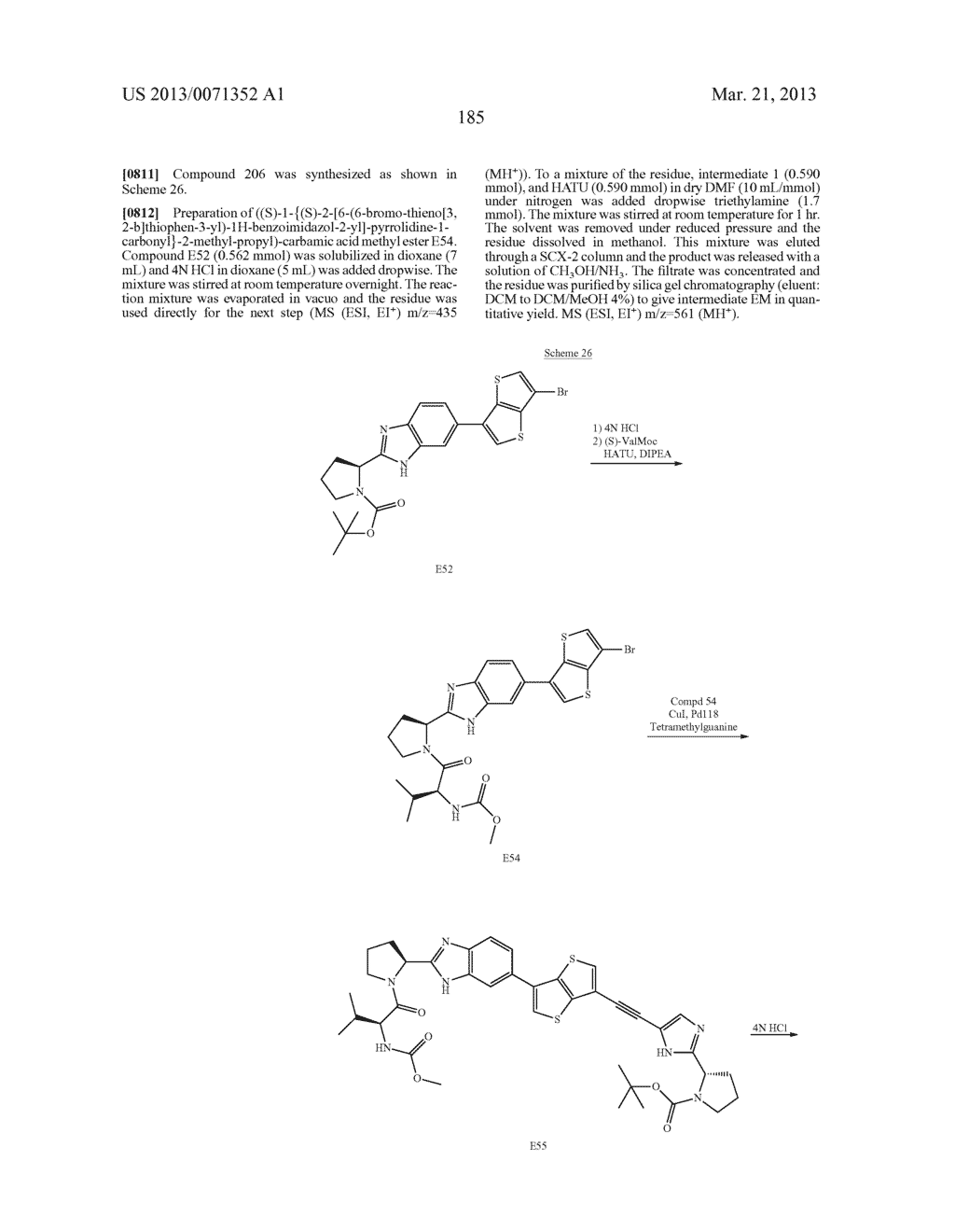 5,5-FUSED ARYLENE OR HETEROARYLENE HEPATITIS C VIRUS INHIBITORS - diagram, schematic, and image 186