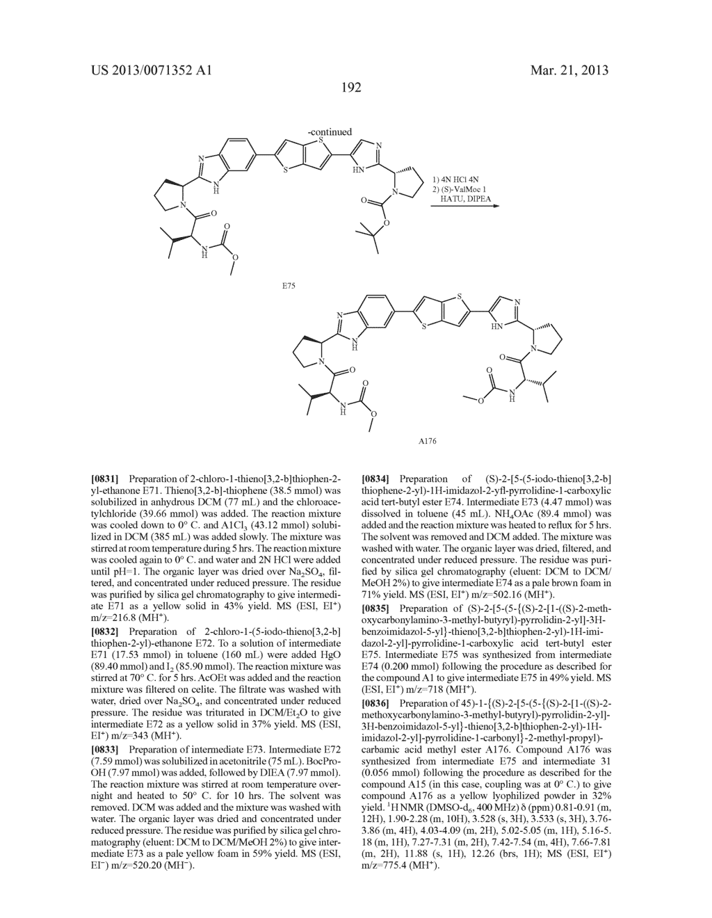 5,5-FUSED ARYLENE OR HETEROARYLENE HEPATITIS C VIRUS INHIBITORS - diagram, schematic, and image 193