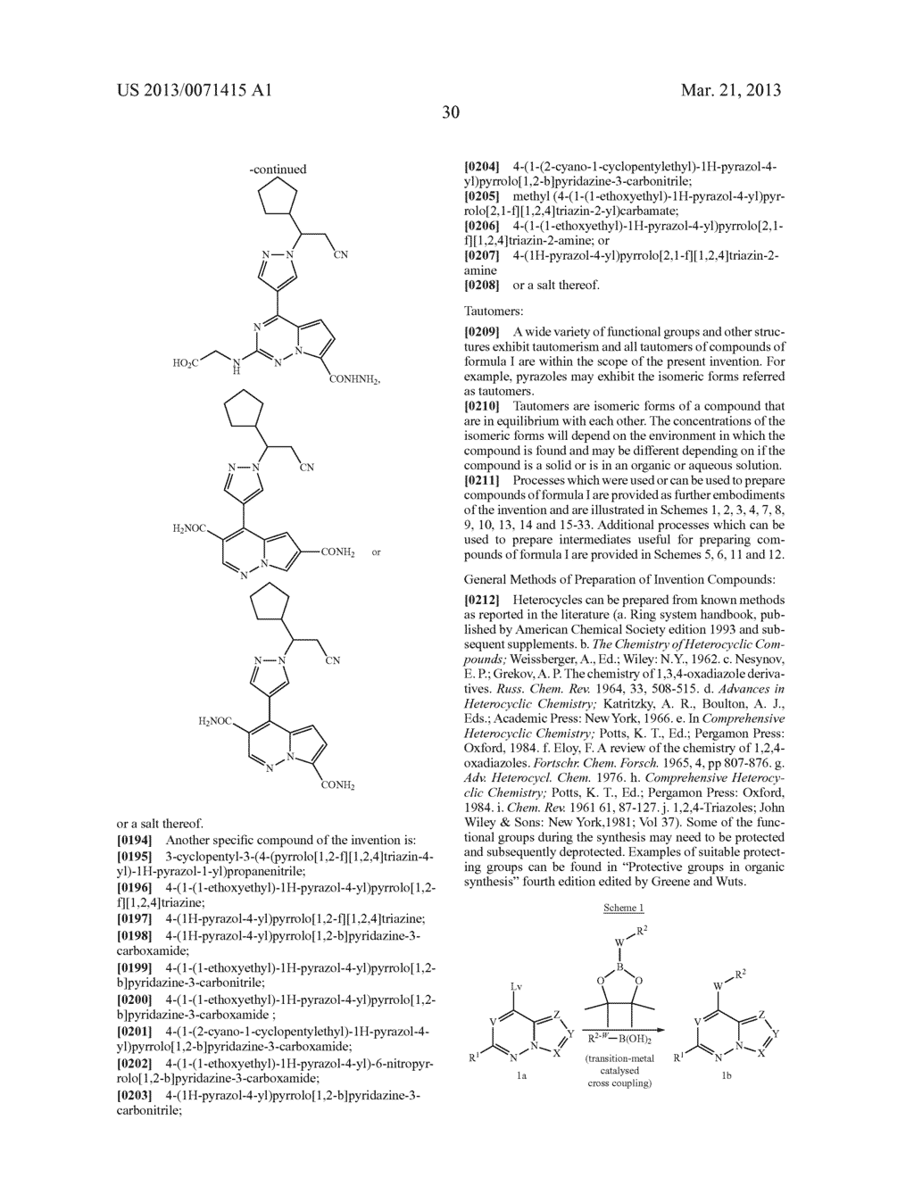 Heterocyclic Compounds as Janus Kinase Inhibitors - diagram, schematic, and image 31