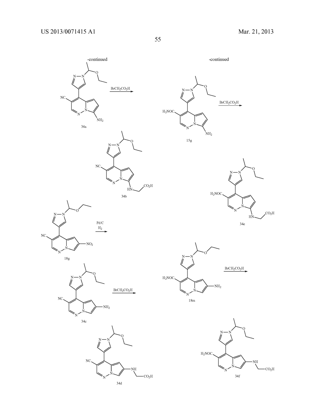 Heterocyclic Compounds as Janus Kinase Inhibitors - diagram, schematic, and image 56