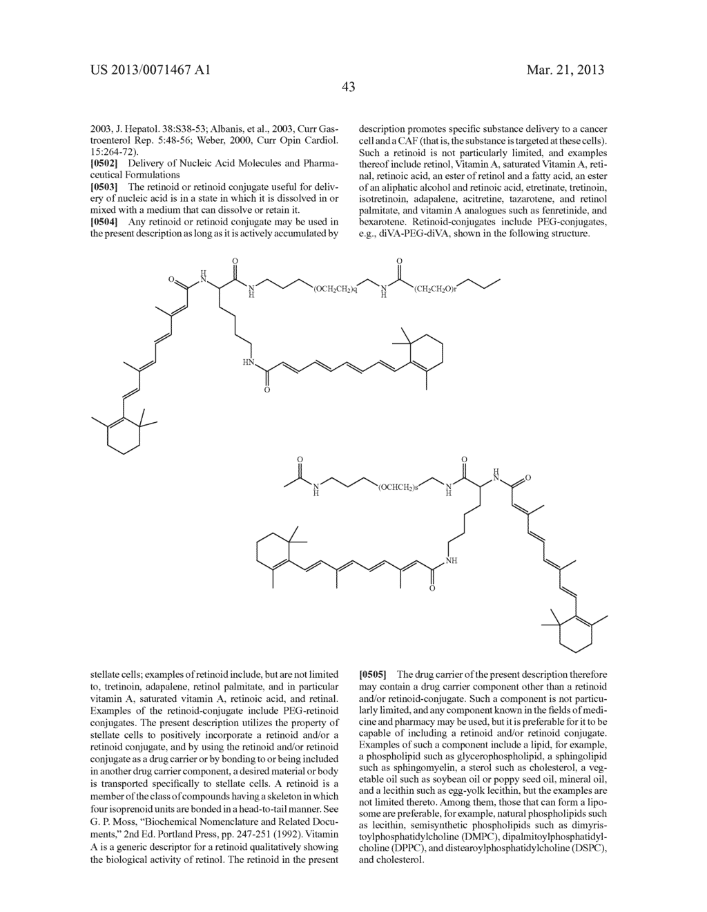 RETINOID-LIPOSOMES FOR TREATING FIBROSIS - diagram, schematic, and image 79