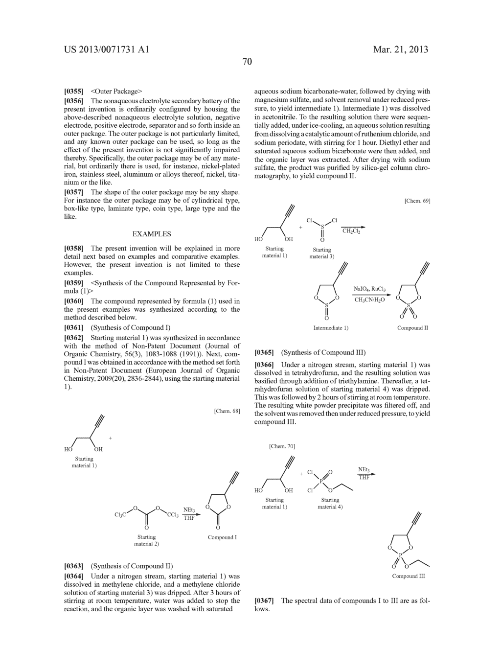 NONAQUEOUS ELECTROLYTIC SOLUTION AND NONAQUEOUS ELECTROLYTE SECONDARY     BATTERY - diagram, schematic, and image 71