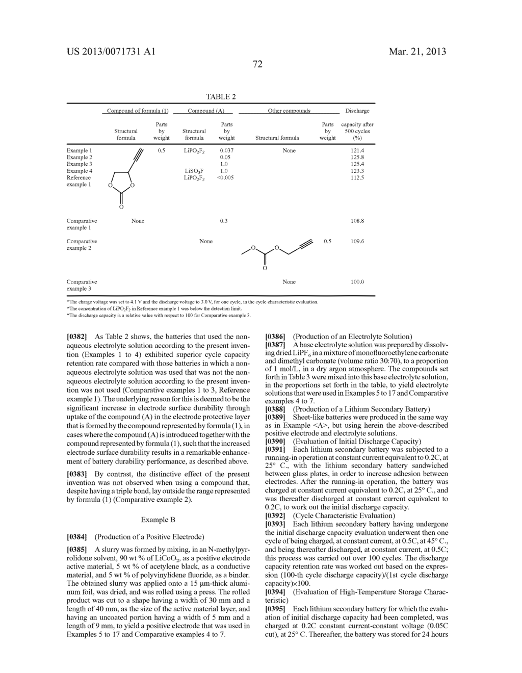 NONAQUEOUS ELECTROLYTIC SOLUTION AND NONAQUEOUS ELECTROLYTE SECONDARY     BATTERY - diagram, schematic, and image 73