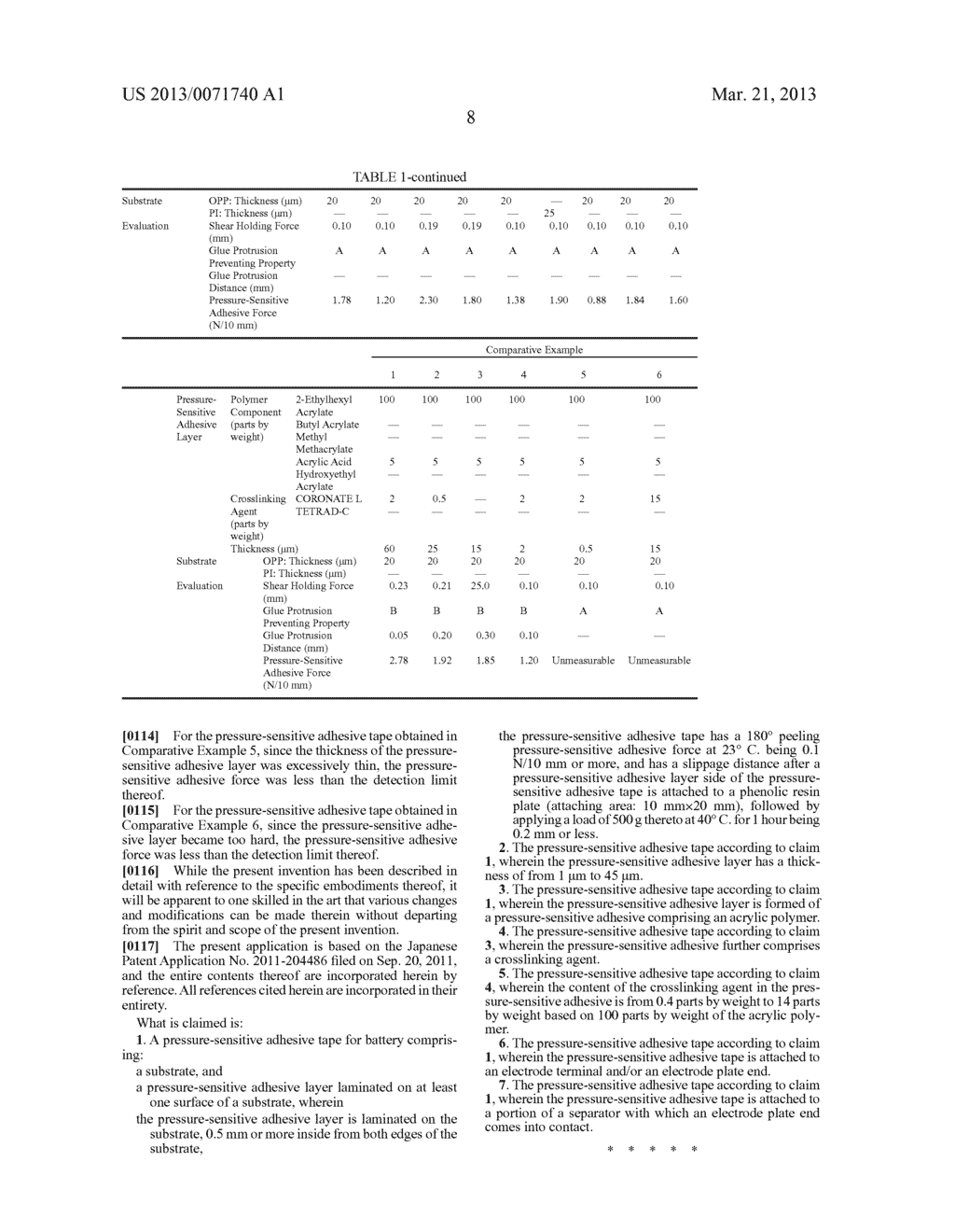 PRESSURE-SENSITIVE ADHESIVE TAPE FOR BATTERY - diagram, schematic, and image 11