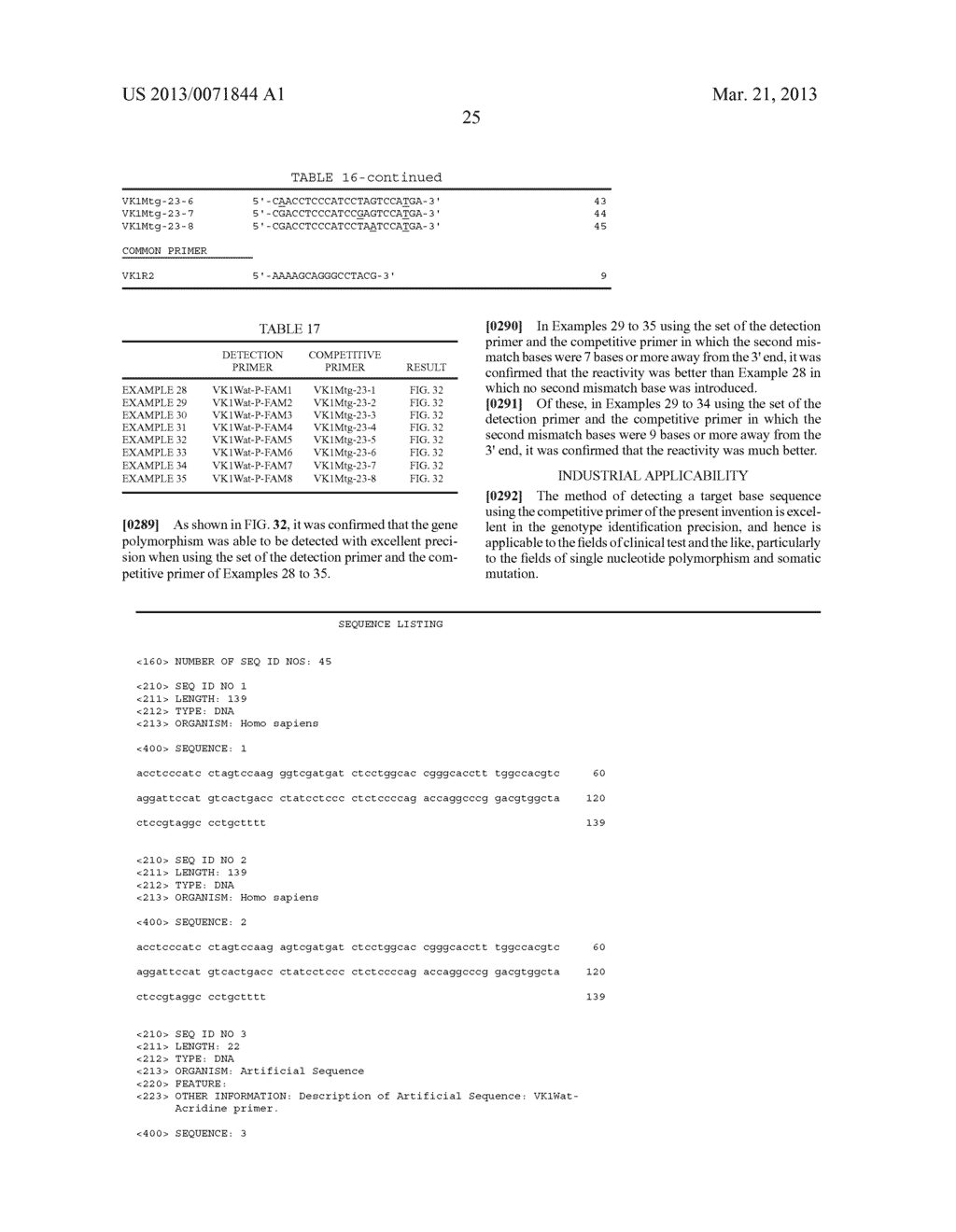 METHOD FOR DETECTING TARGET BASE SEQUENCE USING COMPETITIVE PRIMER - diagram, schematic, and image 58