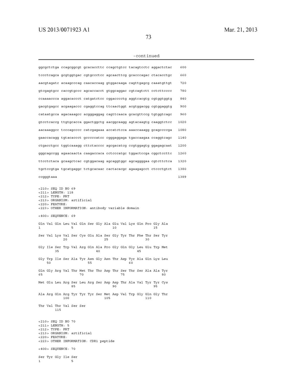 HUMAN GM-CSF ANTIGEN BINDING PROTEINS - diagram, schematic, and image 103