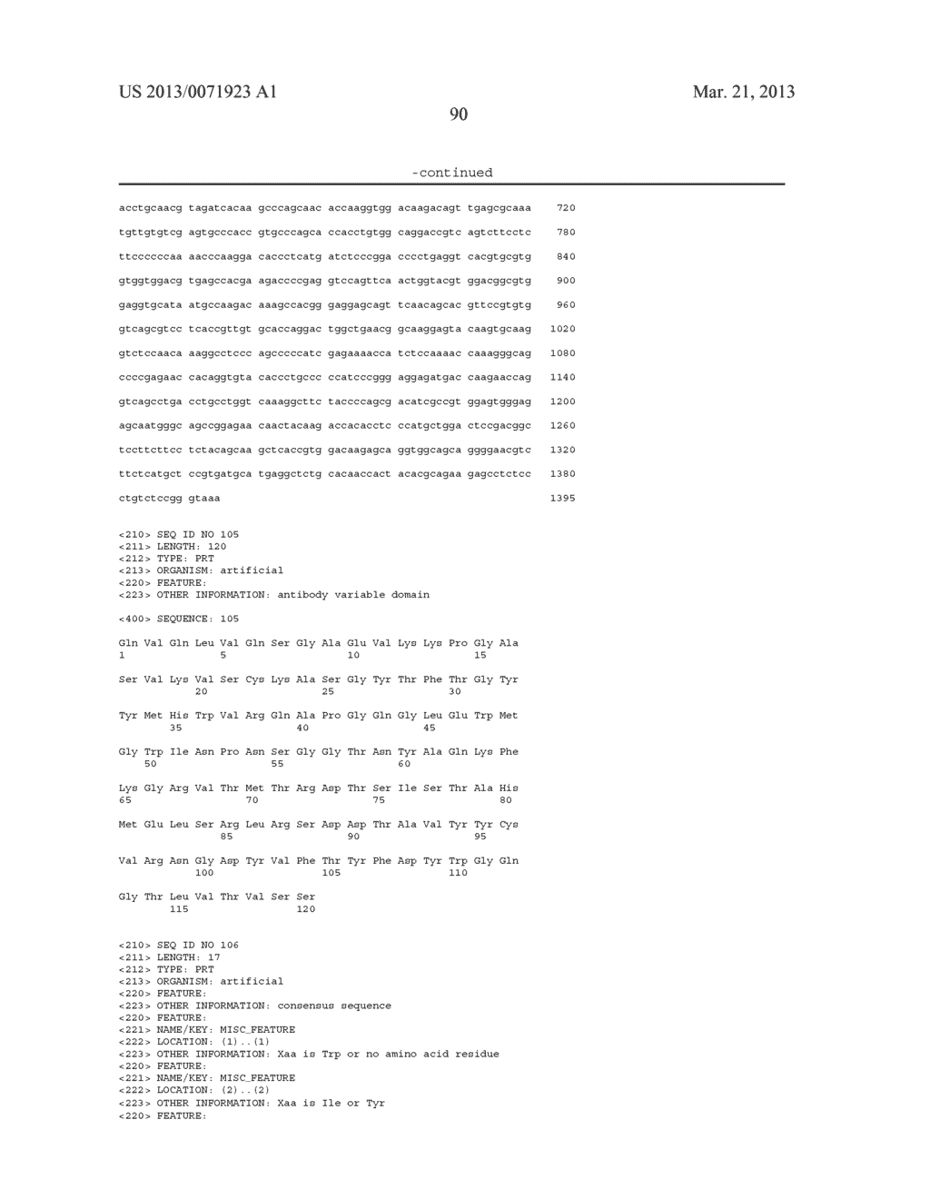 HUMAN GM-CSF ANTIGEN BINDING PROTEINS - diagram, schematic, and image 120