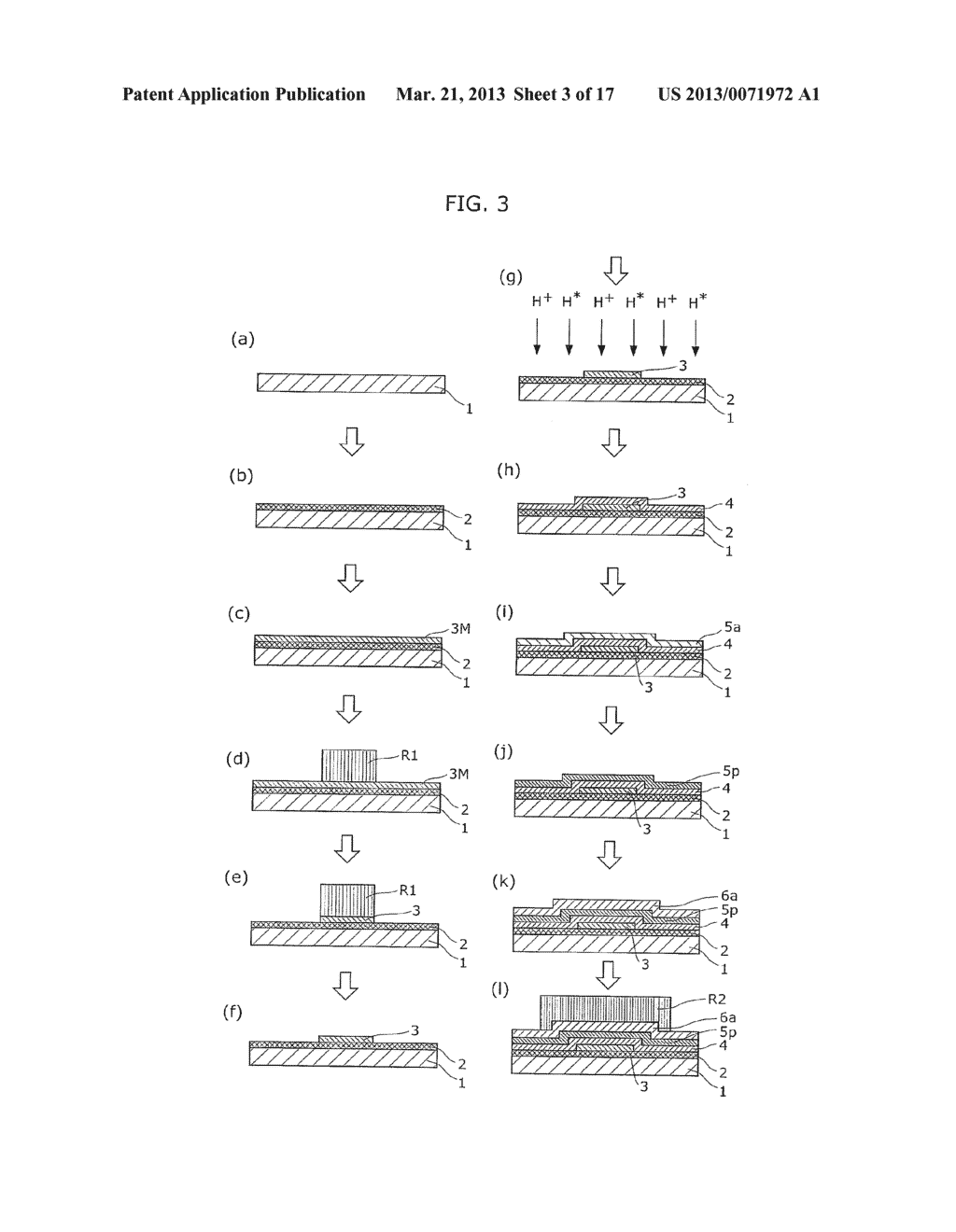 METHOD FOR FABRICATING THIN-FILM SEMICONDUCTOR DEVICE FOR DISPLAY - diagram, schematic, and image 04