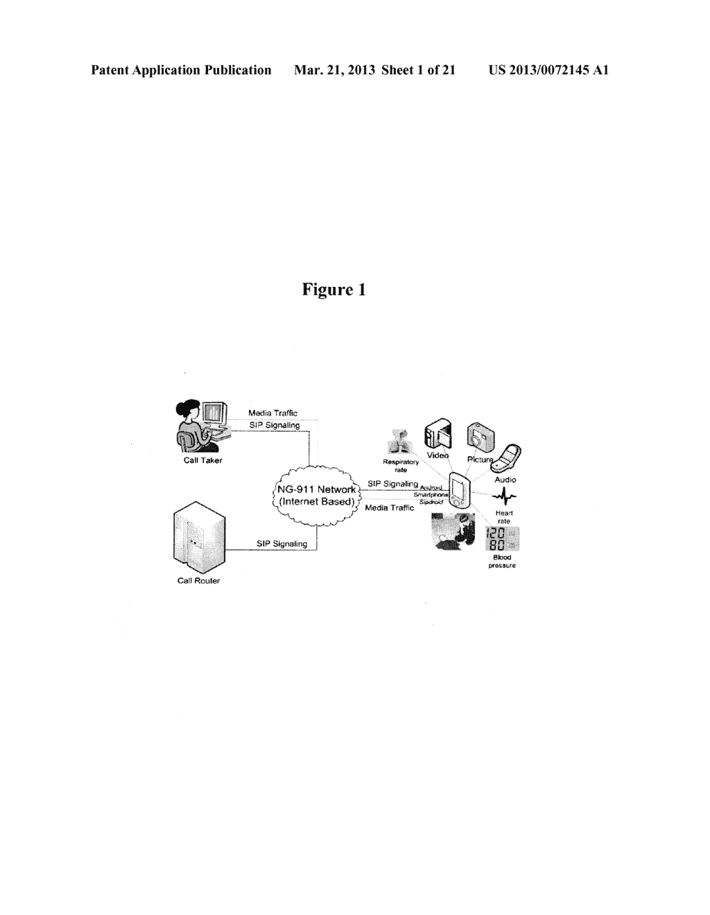 911 SERVICES AND VITAL SIGN MEASUREMENT UTILIZING MOBILE PHONE SENSORS AND     APPLICATIONS - diagram, schematic, and image 02