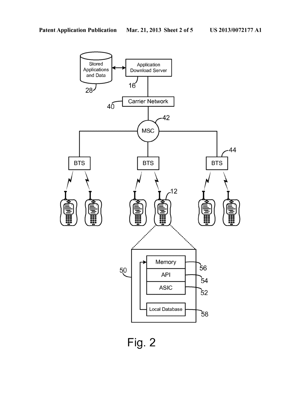 APPLICATION CATALOG ON AN APPLICATION SERVER FOR WIRELESS DEVICES - diagram, schematic, and image 03